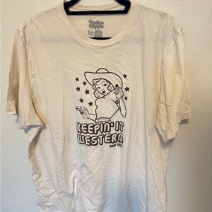 Women’s Western Graphic Tee shirt great condition no rips no stains